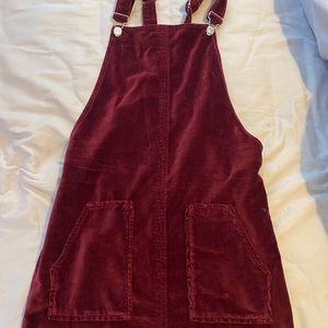 Topshop overall dress